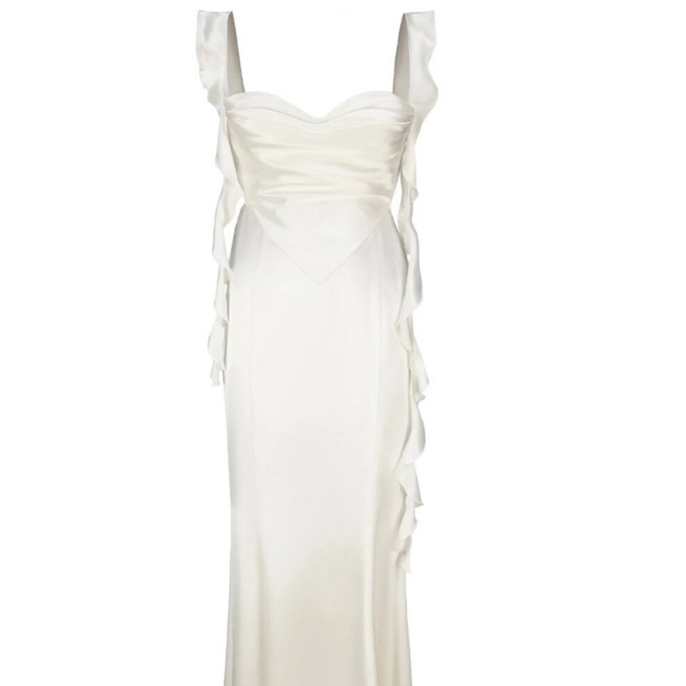 Nana Jacqueline White Maxi Dress - Picture 2 of 9